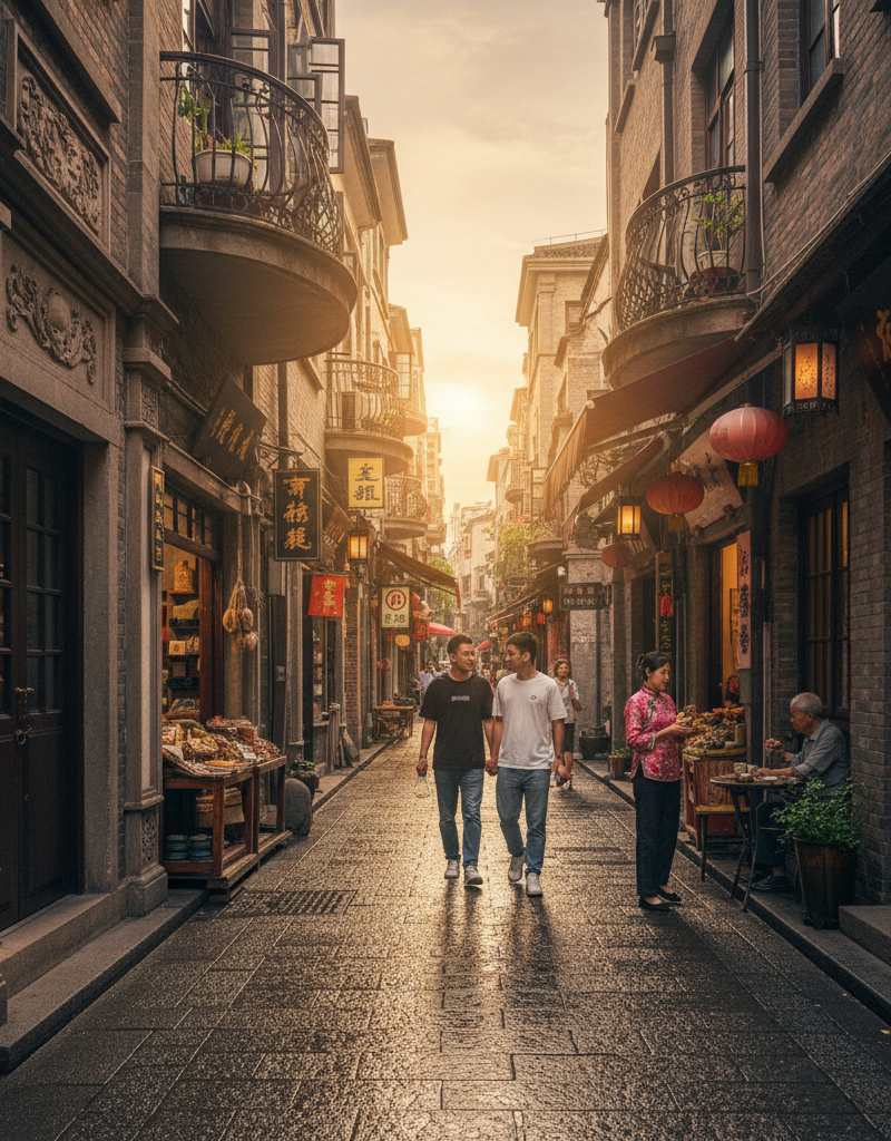 shanghai, China walking tour destination